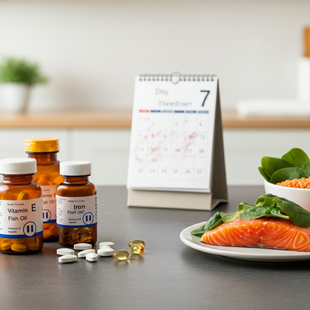 why stop vitamins before colonoscopy