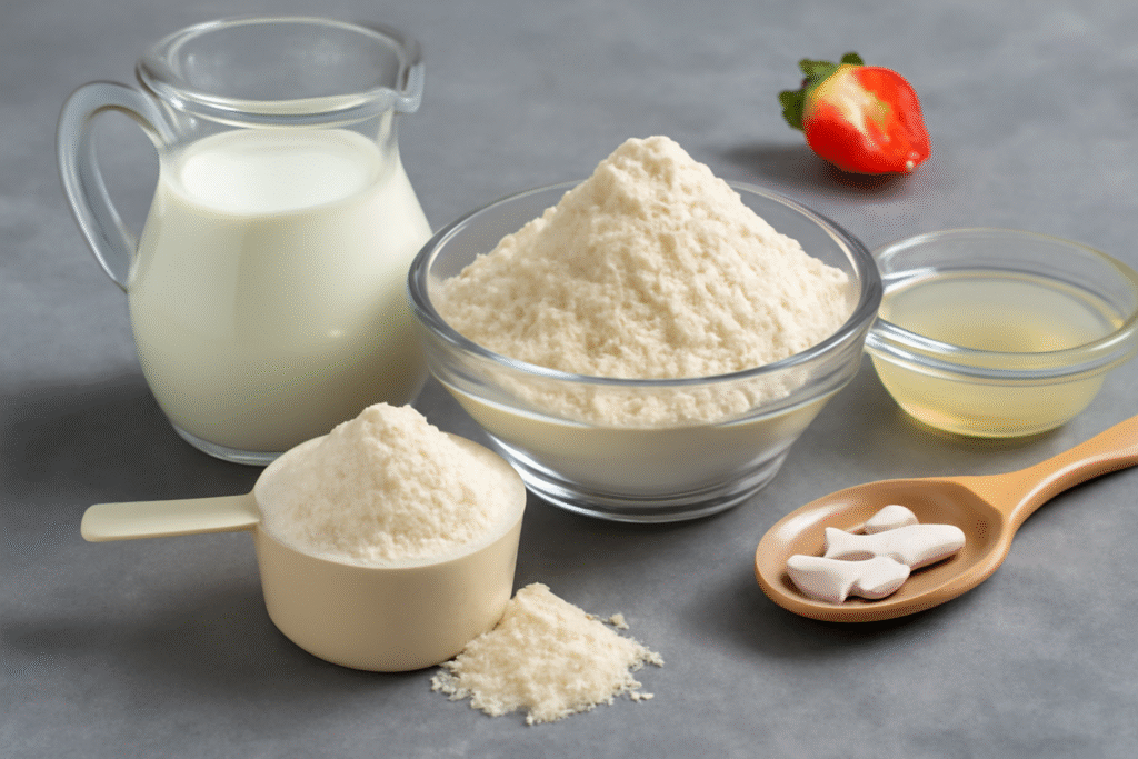 is whey protein powder made from worms